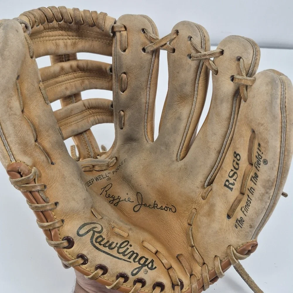 Vintage Rawlings RSG8 Reggie‎ Jackson Baseball Mitt